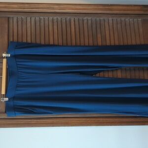 NWOT peacock blue palazzo pants with pockets!